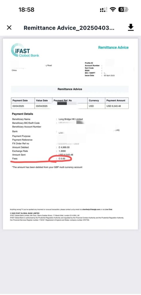 中国身份证申请英国奕丰环球银行iFAST多币种账户,免开户费免年费插图69 中国身份证申请英国奕丰环球银行iFAST多币种账户,免开户费免年费插图69