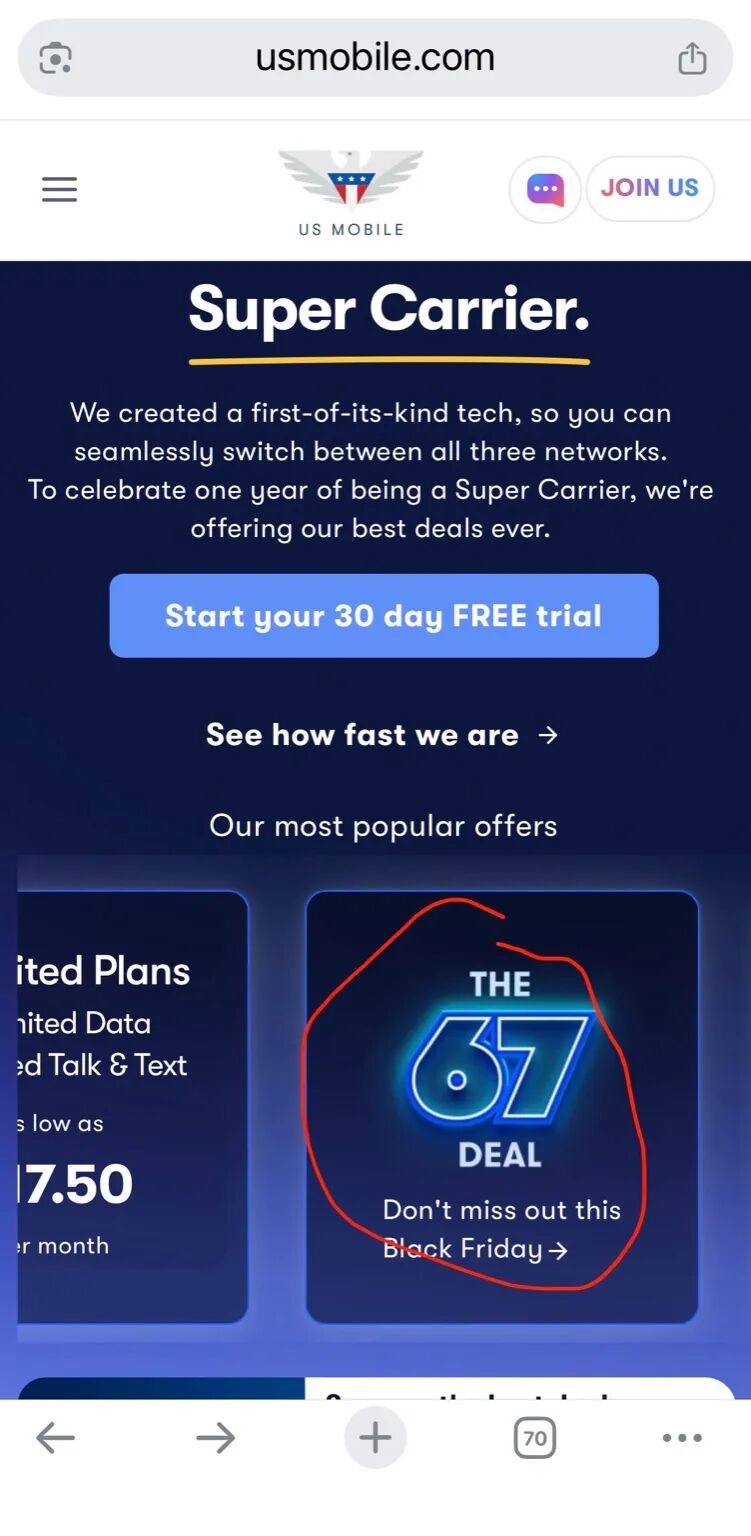 美区最强电话卡 US Mobile 黑五 167 刀,超级大羊毛插图 美区最强电话卡 US Mobile 黑五 167 刀,超级大羊毛插图